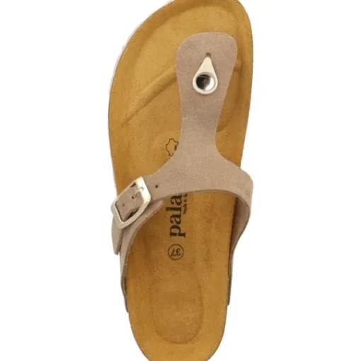 Damen Palado Pantoletten & Badeschuhe<Kos Suede Premium Leather, Pantoletten, Damen, Beige