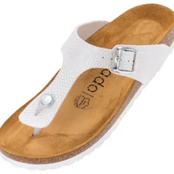 Damen Palado Pantoletten & Badeschuhe<Kos Titano, Zehentrenner, Damen, Weiß