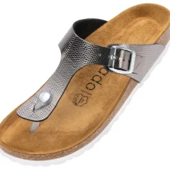 Damen Palado Pantoletten & Badeschuhe<Kos Titano, Zehentrenner, Damen, Anthrazit
