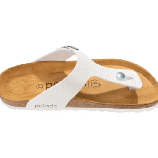 Damen Palado Pantoletten & Badeschuhe<Kos Titano, Zehentrenner, Damen, Weiß