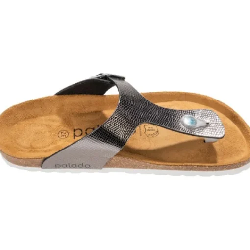 Damen Palado Pantoletten & Badeschuhe<Kos Titano, Zehentrenner, Damen, Anthrazit