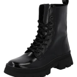 Damen Palado Stiefel<Lambug, Schnürstiefeletten, Damen, Schwarz Lack