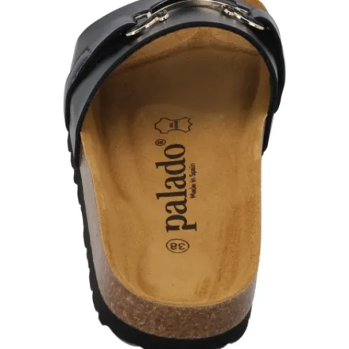 Damen Palado Pantoletten & Badeschuhe<Laudra, Pantoletten, Damen, Schwarz Metallic