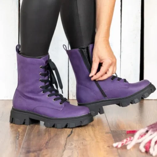 Damen Palado Stiefel<Lefkada 2, Schnürstiefel, Damen, Violett