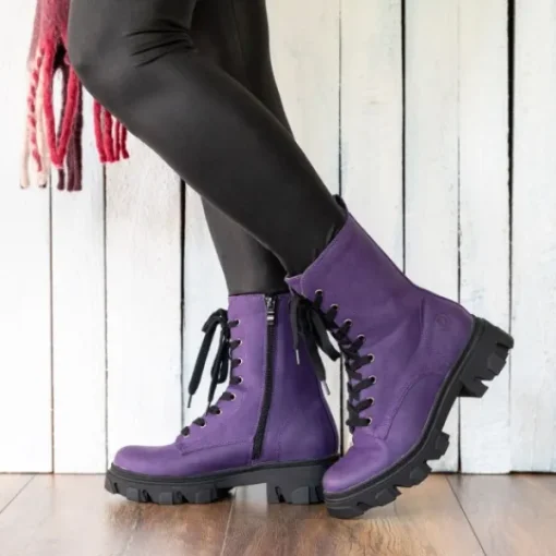 Damen Palado Stiefel<Lefkada 2, Schnürstiefel, Damen, Violett