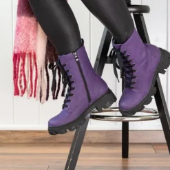 Damen Palado Stiefel<Lefkada 2, Schnürstiefel, Damen, Violett