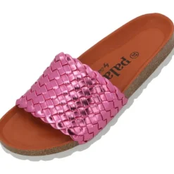 Damen Palado by Sila Sahin Pantoletten & Badeschuhe<Palado Lerima by Sila Sahin, Pantoletten, Damen, Pink Metallic