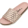 Damen Palado by Sila Sahin Pantoletten & Badeschuhe<Palado Lerima by Sila Sahin, Pantoletten, Damen, Rosa Metallic