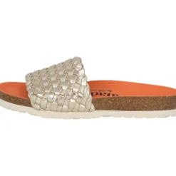 Damen Palado by Sila Sahin Pantoletten & Badeschuhe<Palado Lerima by Sila Sahin, Pantoletten, Damen, Gold Metallic