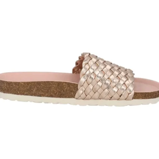 Damen Palado by Sila Sahin Pantoletten & Badeschuhe<Palado Lerima by Sila Sahin, Pantoletten, Damen, Rosa Metallic