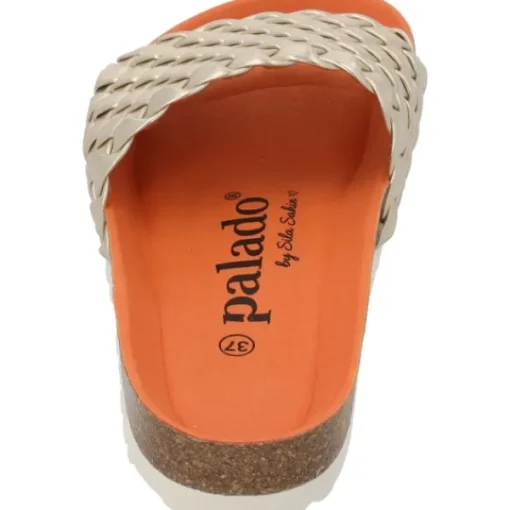 Damen Palado by Sila Sahin Pantoletten & Badeschuhe<Palado Lerima by Sila Sahin, Pantoletten, Damen, Gold Metallic