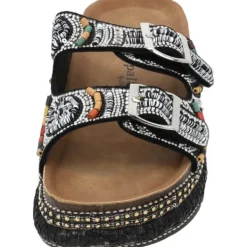 Damen Palado by Sila Sahin Pantoletten & Badeschuhe<Palado Luberos by Sila Sahin, Plateau-Pantoletten, Damen, Schwarz