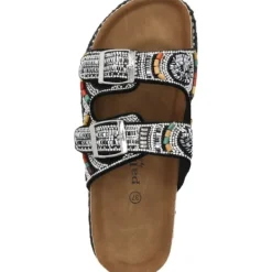 Damen Palado by Sila Sahin Pantoletten & Badeschuhe<Palado Luberos by Sila Sahin, Plateau-Pantoletten, Damen, Schwarz