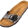 Damen Palado Pantoletten & Badeschuhe<Malta Arizona, Pantoletten, Damen, Metallic Antra