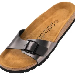 Damen Palado Pantoletten & Badeschuhe<Malta Arizona, Pantoletten, Damen, Metallic Antra
