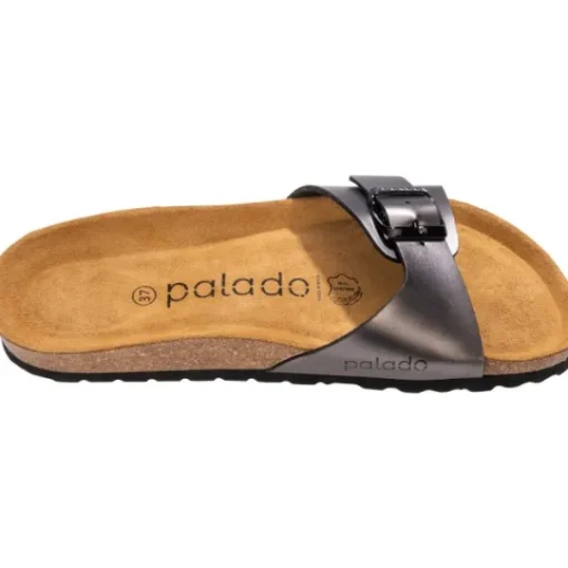Damen Palado Pantoletten & Badeschuhe<Malta Arizona, Pantoletten, Damen, Metallic Antra