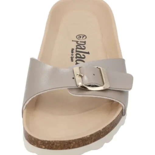 Damen Palado Pantoletten & Badeschuhe<Malta BE Metallic, Pantoletten, Damen, Beige