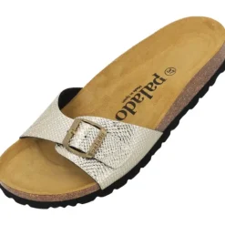 Damen Palado Pantoletten & Badeschuhe<Malta Coralino, Pantoletten, Damen, Gold