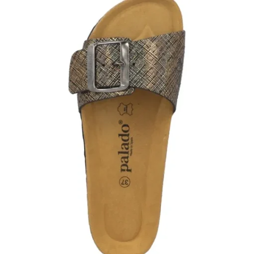 Damen Palado Pantoletten & Badeschuhe<Malta EGS Artemisa, Pantoletten, Damen, Gold
