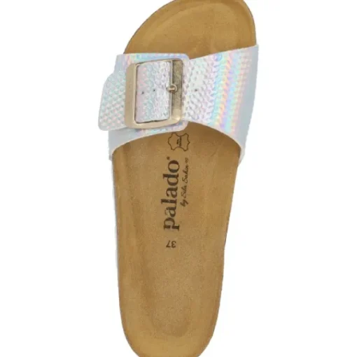 Damen Palado by Sila Sahin Pantoletten & Badeschuhe<Palado Malta EGS Canada by Sila Sahin, Pantoletten, Damen, Silber