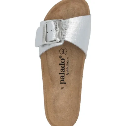 Damen Palado by Sila Sahin Pantoletten & Badeschuhe<Palado Malta EGS Caro by Sila Sahin, Pantoletten, Damen, Silber