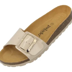 Damen Palado Pantoletten & Badeschuhe<Malta EGS Lack, Pantoletten, Damen, Beige/Beige