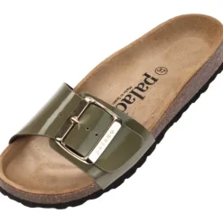 Damen Palado Pantoletten & Badeschuhe<Malta EGS Lack, Pantoletten, Damen, Khaki