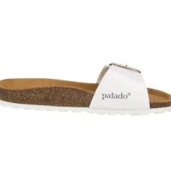 Damen Palado Pantoletten & Badeschuhe<Malta EGS Lack, Pantoletten, Damen, Weiß/Gold