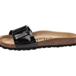 Damen Palado Pantoletten & Badeschuhe<Malta EGS Lack, Pantoletten, Damen, Schwarz/Schwarz