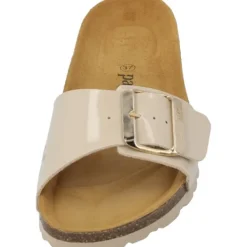 Damen Palado Pantoletten & Badeschuhe<Malta EGS Lack, Pantoletten, Damen, Beige/Beige