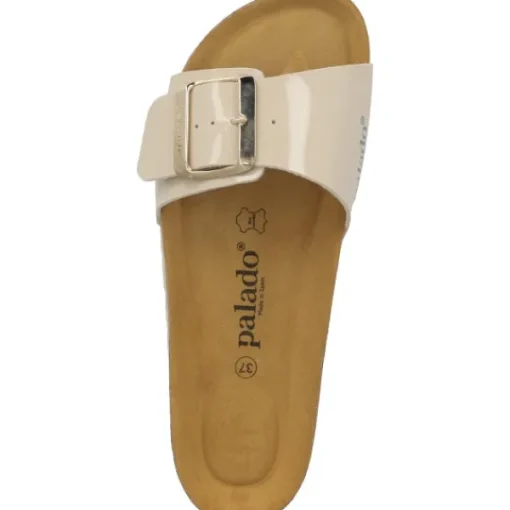 Damen Palado Pantoletten & Badeschuhe<Malta EGS Lack, Pantoletten, Damen, Beige/Beige
