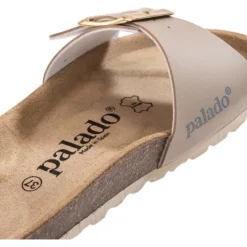 Damen Palado Pantoletten & Badeschuhe<Malta EGS Matt, Pantoletten, Damen, Dunkelbeige