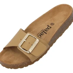 Damen Palado Pantoletten & Badeschuhe<Malta EGS Matt Premium Leather, Pantoletten, Damen, Hellbraun