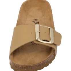 Damen Palado Pantoletten & Badeschuhe<Malta EGS Matt Premium Leather, Pantoletten, Damen, Hellbraun