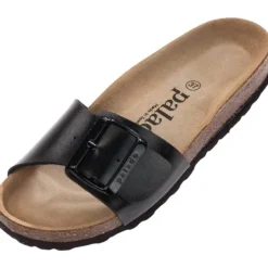 Damen Palado Pantoletten & Badeschuhe<Malta EGS Metallic, Pantoletten, Damen, Schwarz
