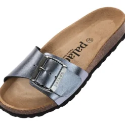 Damen Palado Pantoletten & Badeschuhe<Malta EGS Metallic, Pantoletten, Damen, Grau
