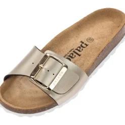 Damen Palado Pantoletten & Badeschuhe<Malta EGS Metallic, Pantoletten, Damen, Mattgold