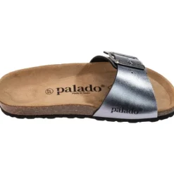 Damen Palado Pantoletten & Badeschuhe<Malta EGS Metallic, Pantoletten, Damen, Grau