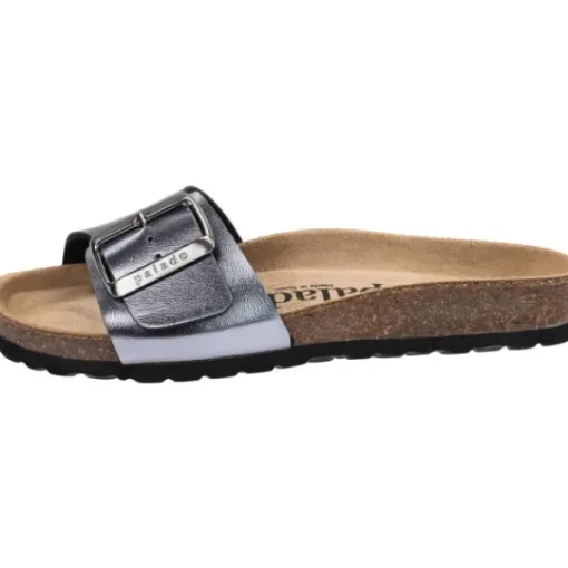 Damen Palado Pantoletten & Badeschuhe<Malta EGS Metallic, Pantoletten, Damen, Grau