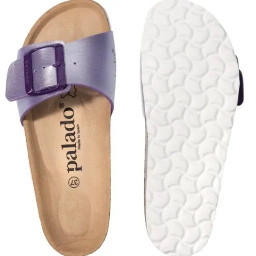 Damen Palado Pantoletten & Badeschuhe<Malta EGS Metallic, Pantoletten, Damen, Lila