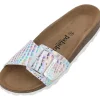 Damen Palado Pantoletten & Badeschuhe<Malta EGS Mosaic, Pantoletten, Damen, Silber