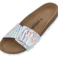 Damen Palado Pantoletten & Badeschuhe<Malta EGS Mosaic, Pantoletten, Damen, Silber