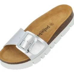 Damen Palado Pantoletten & Badeschuhe<Malta EGS PL, Pantoletten, Damen, Silber Metallic