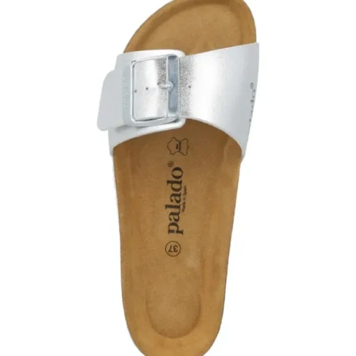 Damen Palado Pantoletten & Badeschuhe<Malta EGS PL, Pantoletten, Damen, Silber Metallic