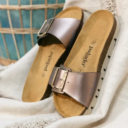 Damen Palado Pantoletten & Badeschuhe<Malta EGS PL, Pantoletten, Damen, Rose Metallic