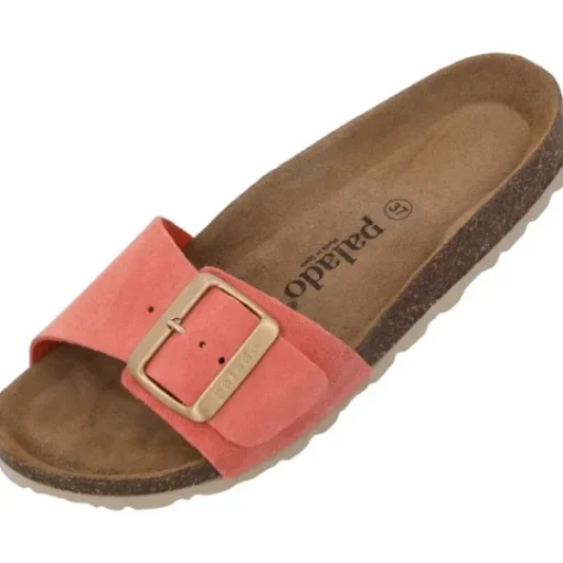 Damen Palado Pantoletten & Badeschuhe<Malta EGS Velours Premium Leather, Pantoletten, Damen, Orange