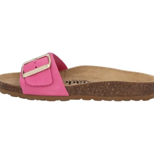 Damen Palado Pantoletten & Badeschuhe<Malta EGS Velours Premium Leather, Pantoletten, Damen, Pink