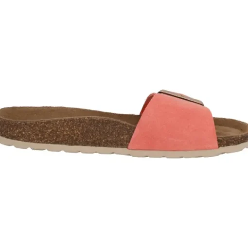 Damen Palado Pantoletten & Badeschuhe<Malta EGS Velours Premium Leather, Pantoletten, Damen, Orange