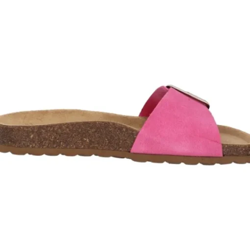 Damen Palado Pantoletten & Badeschuhe<Malta EGS Velours Premium Leather, Pantoletten, Damen, Pink