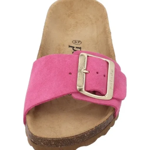 Damen Palado Pantoletten & Badeschuhe<Malta EGS Velours Premium Leather, Pantoletten, Damen, Pink